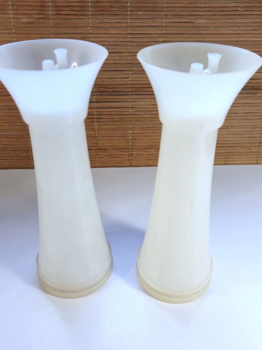 Vintage Tupperware Jifi Sift Sifter 610 White Sugar Flour Mill Complete Set of 2